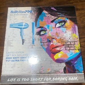 Blow dryer & straightener set